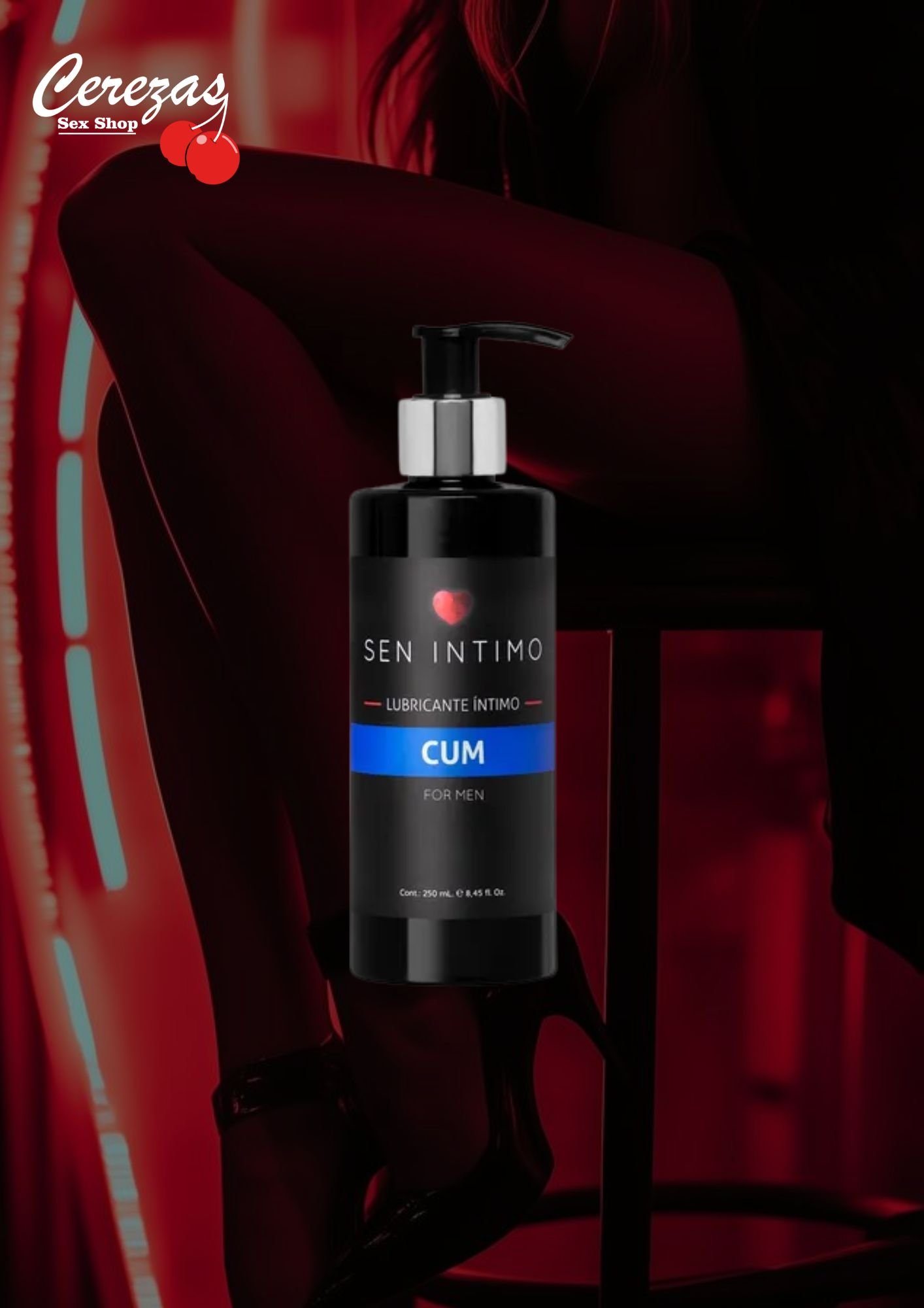 LUB INTIMO CUM X 250 ML SEN INTIMO MASCULINO