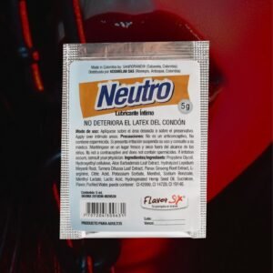 LUBRICANTE SACHET NEUTRO FLAVOR SEX
