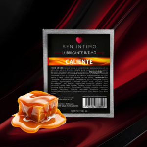 LUB INTIMO CALIENTE X 7 ML SACHET CARAMELO