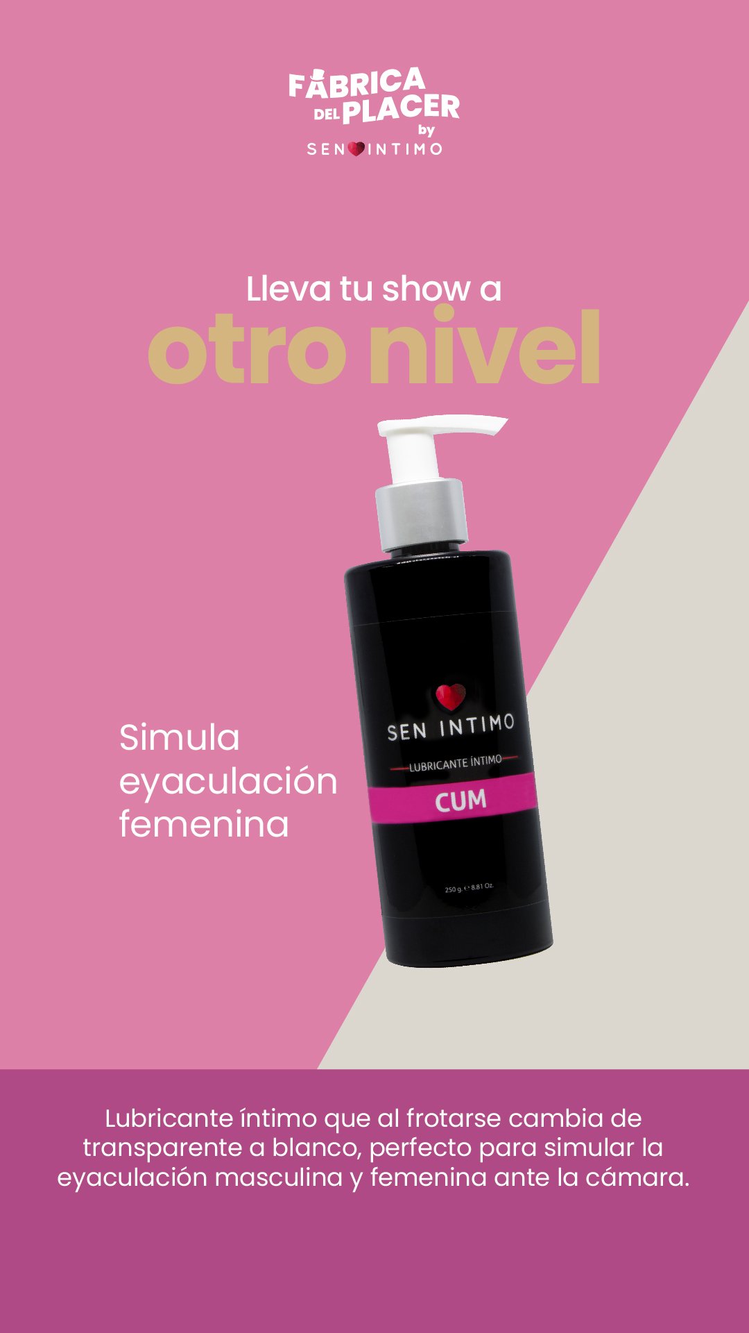 LUB INTIMO CUM X 250 ML SEN INTIMO FEMENINO - Image 3